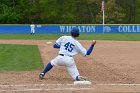 Baseball vs CGA  Wheaton College Baseball vs Coast Guard Academy during game one of the NEWMAC semi-finals playoffs. - (Photo by Keith Nordstrom) : Wheaton, baseball, NEWMAC